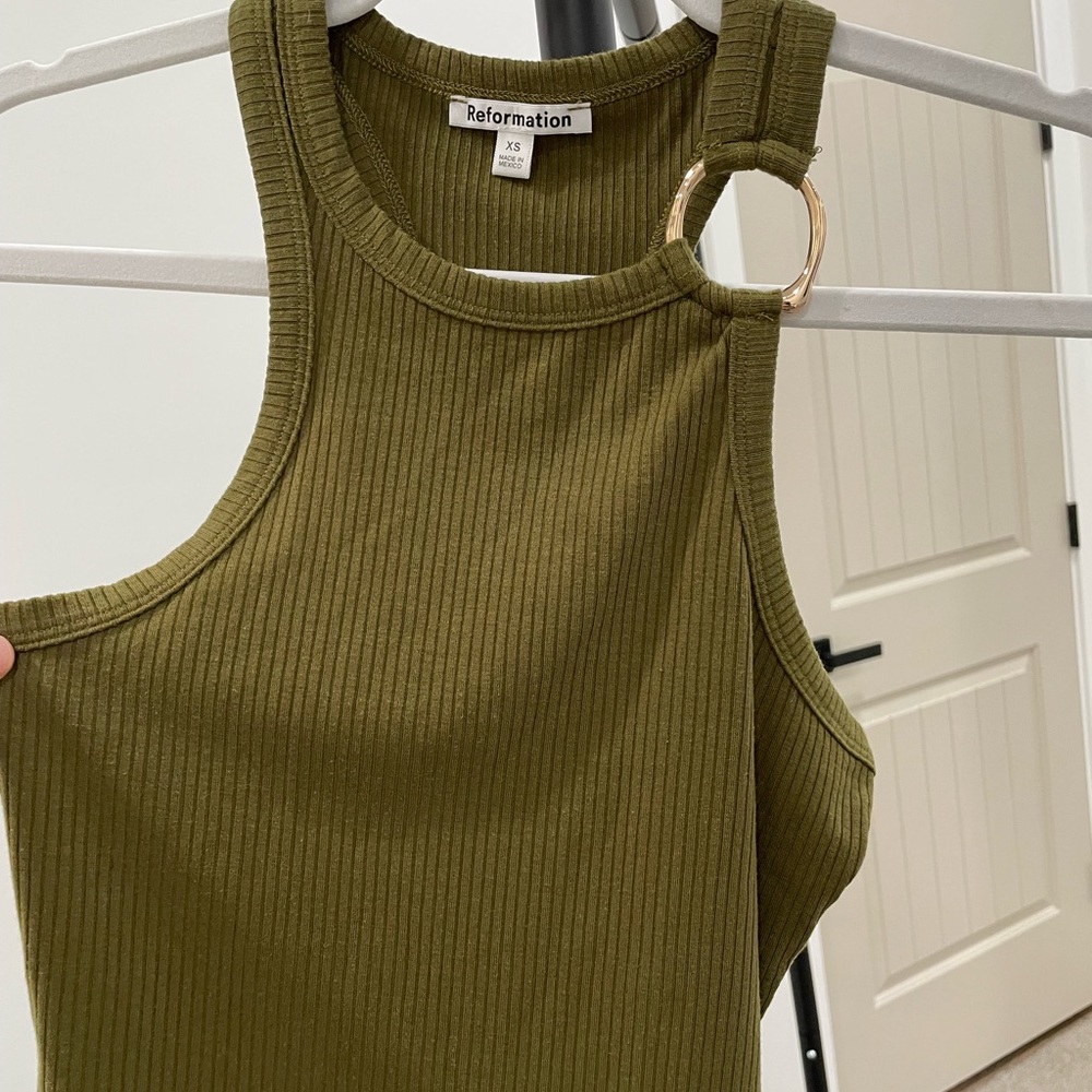 Reformation Eddis Knit Top